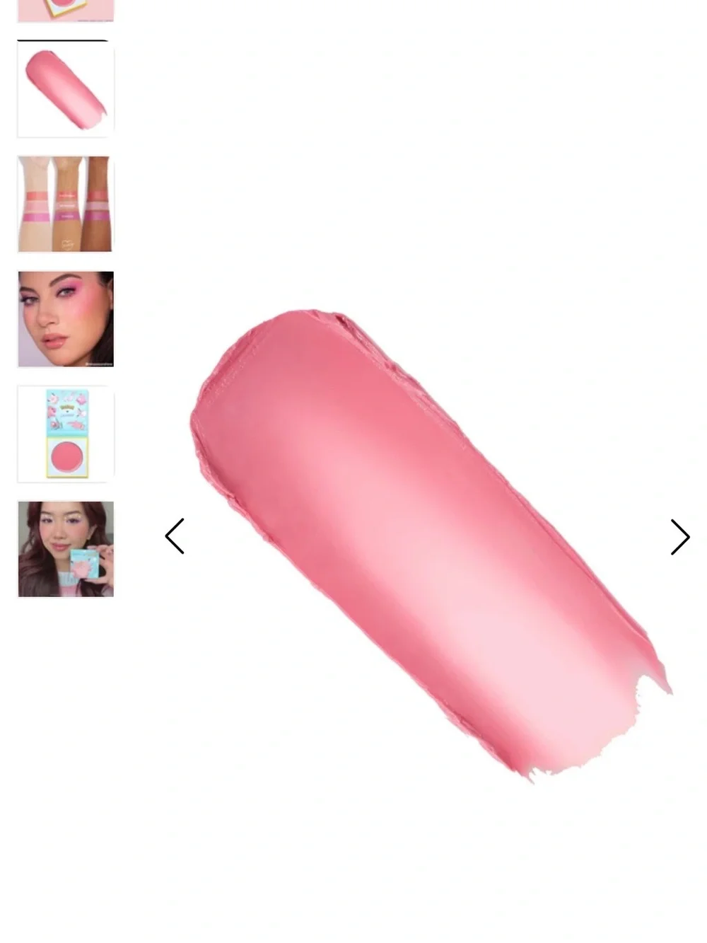 Colourpop Cream Blush — Metronome Pink